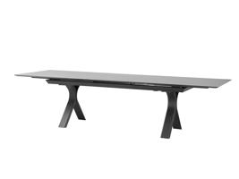 Carson jídelní stůl antracit 240-300 cm