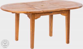 DEOKORK Zahradní teakový stůl ELEGANTE 130/180x120 cm