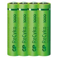 Gp nabíjecí baterie recyko 1000 aaa (hr03), 4 ks