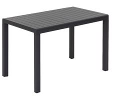 Hliníkový stůl ACAPULCO 116x70 cm (antracit)