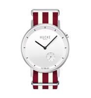 HUCKE BERLIN Dámské náramkové hodinky HB101-00, červená-bílá