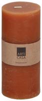 Sloupová svíčka Arti Casa, oranžová, 7 x 16 cm