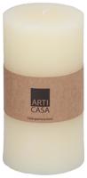 Sloupová svíčka Arti Casa, slonová kost, 7 x 13 cm