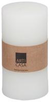 Sloupová svíčka Arti Casa, bílá, 7 x 13 cm
