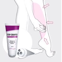 Balzám proti křečím v masážním rolleru 50 ml