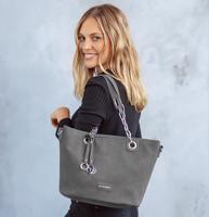 Dámská kabelka city shopper, antracitová