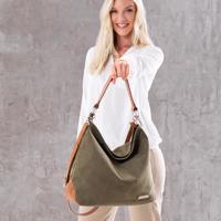 Dámská kabelka hobo, olivová