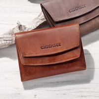 Dámská peněženka kožená square, koňaková