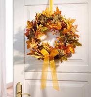 Dekorační věnec javorový list