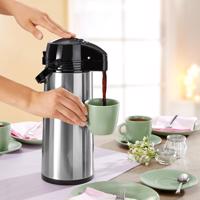 Die moderne Hausfrau Nerezová termoska s pumpičkou, 1,6 l