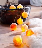 Led světelný řetěz solné krystalové koule