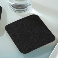 Podtácek filcový, černá