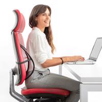 Prodyšná přenosná zádová opěrka