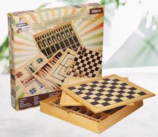 Sada dřevěných her 5v1