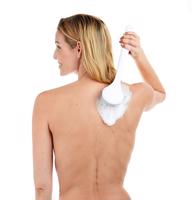 Silikonový koupelový kartáč