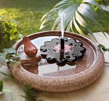 Solární fontána leknín, ø 18,4 cm