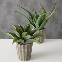 Umělá rostlina agáve, 2 ks