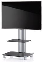 VCM TV stolek "Pondalo" Stříbrná/černá