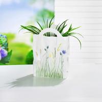 Weltbild Dekorační květináč Taška s květy