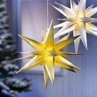 Weltbild LED venkovní hvězda Vánoce, zlatá