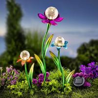 Weltbild Solární květiny Flowers, sada 3 ks