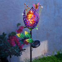 Weltbild Solární zahradní zápich Květina s motýlem