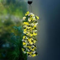 Weltbild Solární závěsná dekorace Magické květy, žlutá