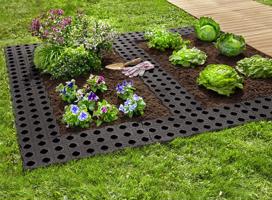 Zahradní plastová dlažba special, 4 ks